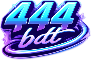 444 bdt নীয়ন লোগো